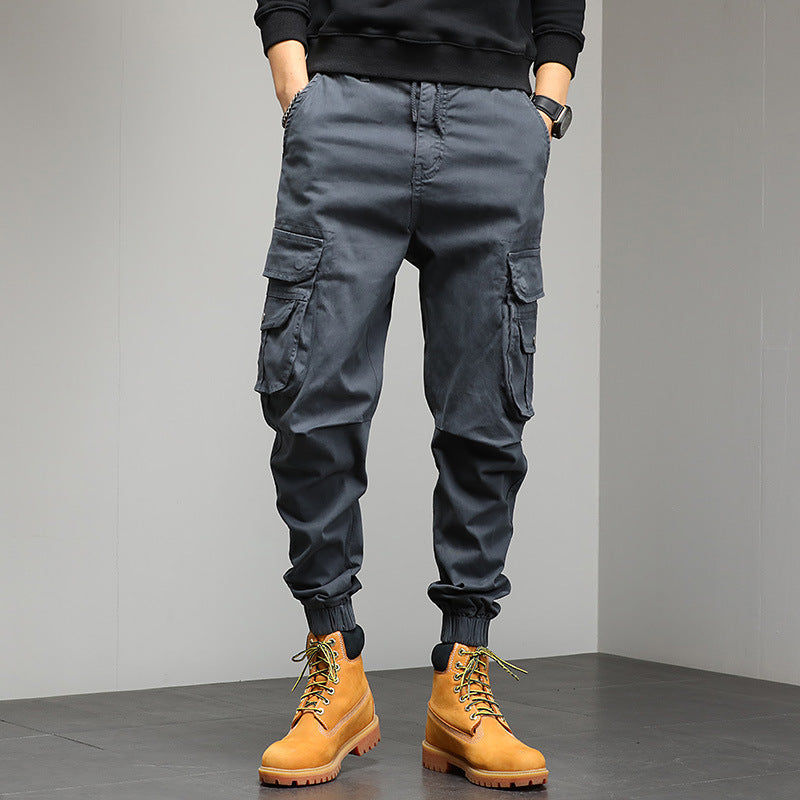 Mens Multi-pocket Casual Slim Fit CargoPants