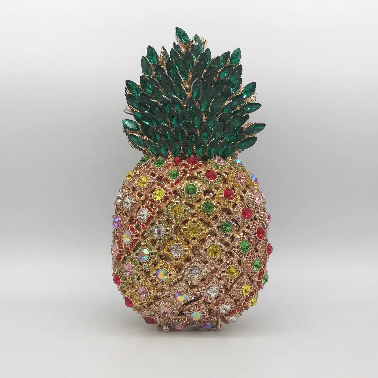 Ananas Form Diamante Abendessen Tasche Voll Diamant Handheld