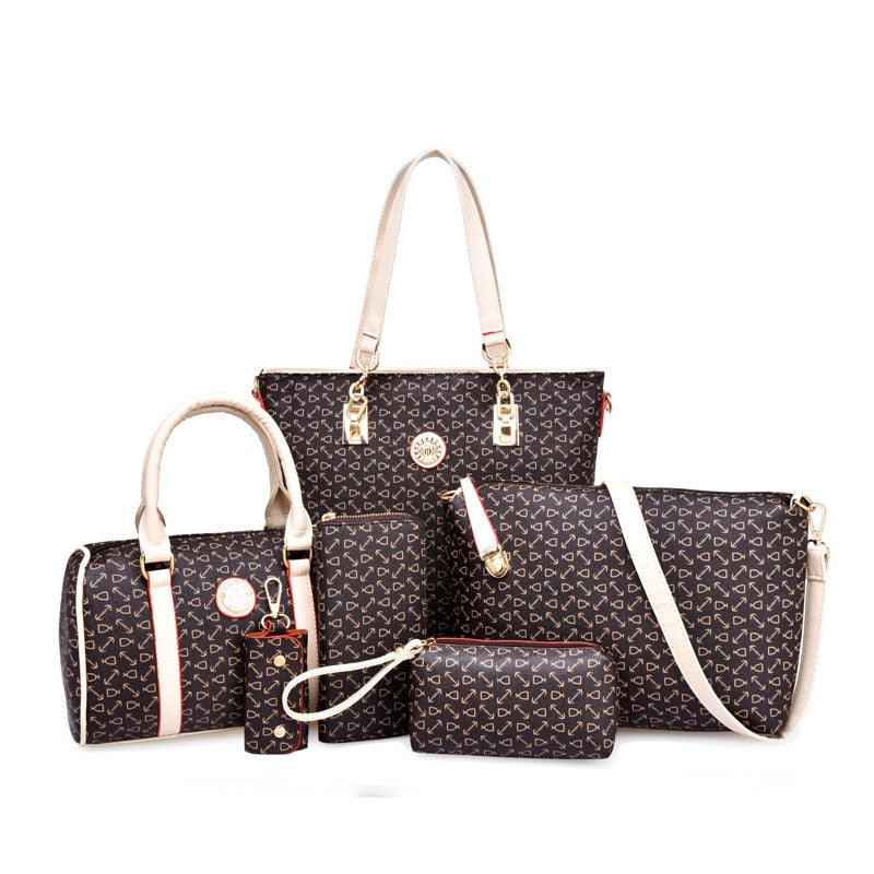 Six piece bag set, shoulder, purse, toiletries mother bag - Pleasures and Sins   Pleasures and Sins