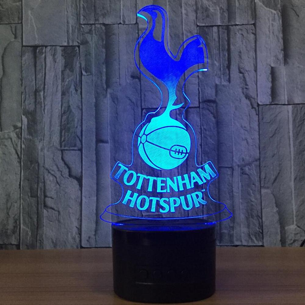 Tottenham Hotspur Football Club 3D LED Night Light Novelty Gift - Pleasures and Sins   Pleasures and Sins