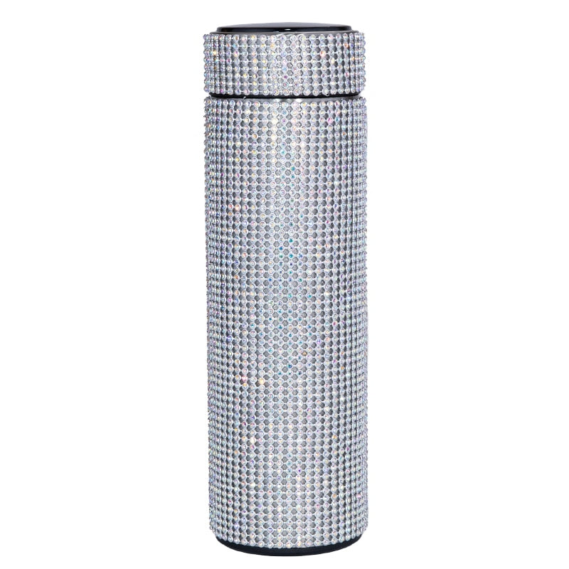 500ml RhinestoneThermos Bottle Stainless Steel Flask for Girls - Pleasures and Sins   Pleasures and Sins