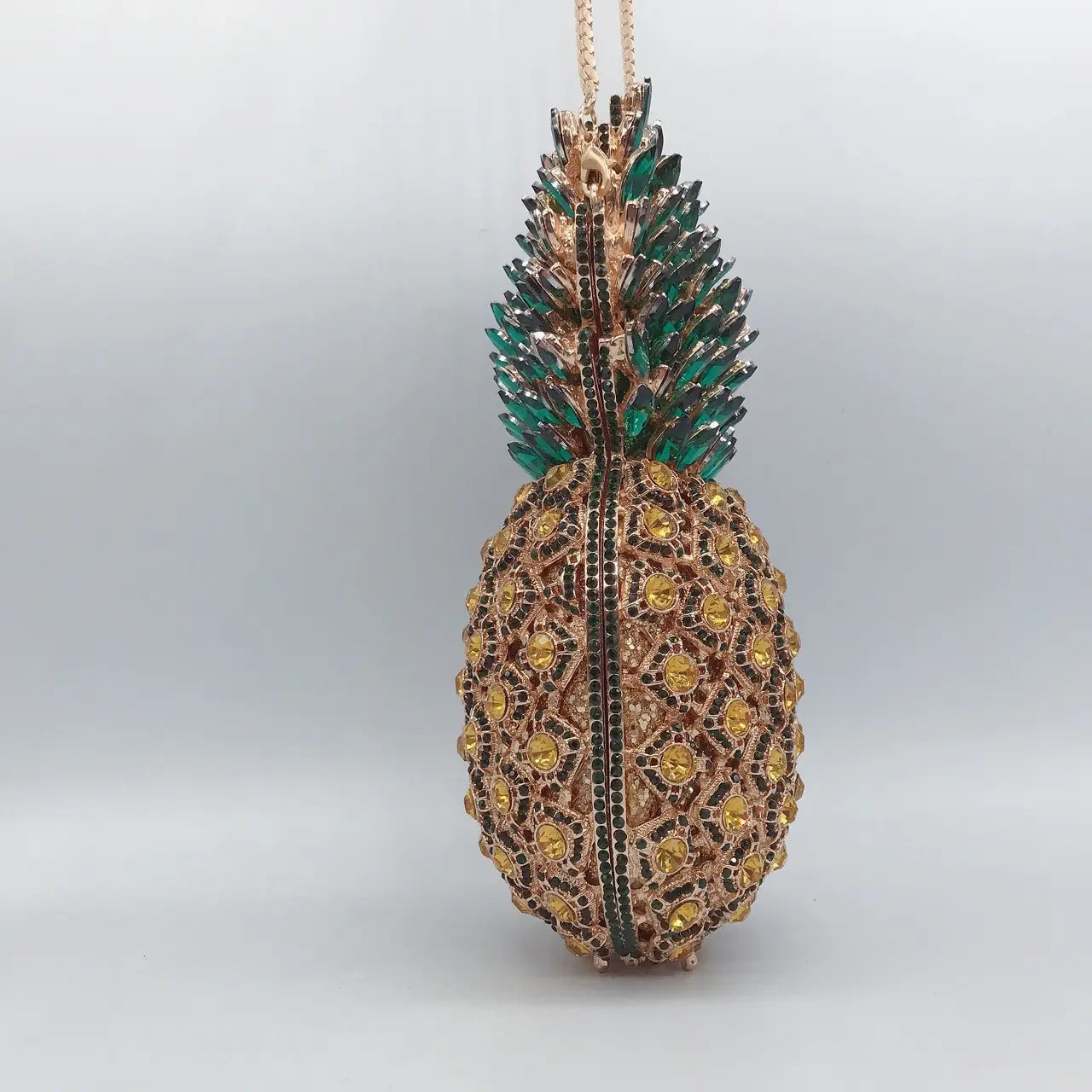 Ananas Form Diamante Abendessen Tasche Voll Diamant Handheld