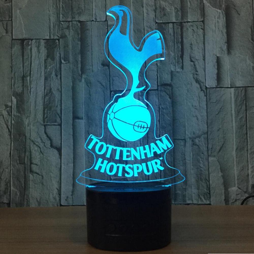 Tottenham Hotspur Football Club 3D LED Night Light Novelty Gift - Pleasures and Sins   Pleasures and Sins