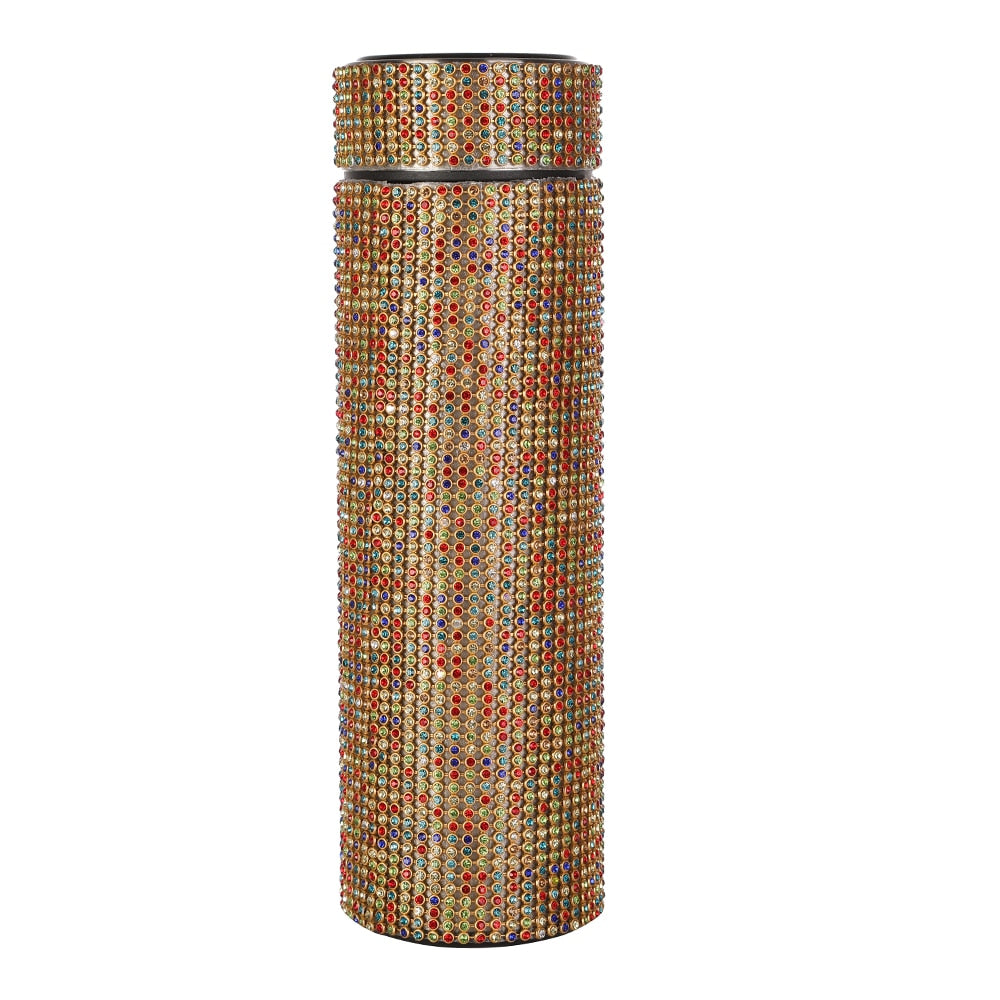 500ml RhinestoneThermos Bottle Stainless Steel Flask for Girls - Pleasures and Sins   Pleasures and Sins