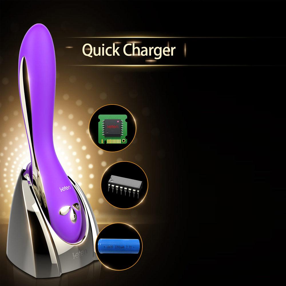 Chargeable Toy for Women Multi Speed Waterproof Vibrator 10 Settings - Pleasures and Sins   Pleasures and Sins