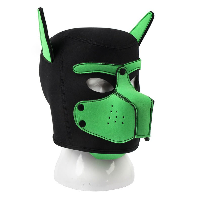 New Adult SM Role Play Flirting Dog Head Mask Headgear - Pleasures and Sins   Pleasures and Sins