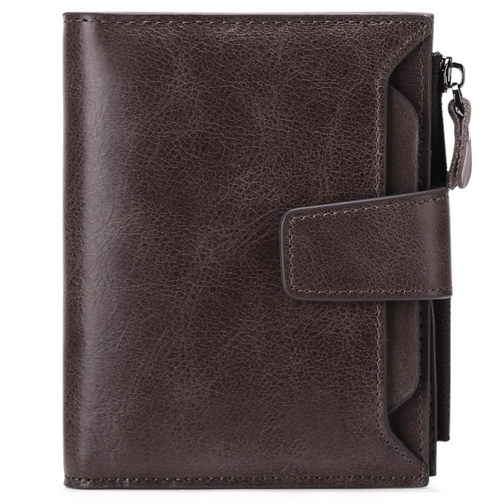 Men's genuine leather wallet casual wallet driver's license wallet - Pleasures and Sins   Pleasures and Sins