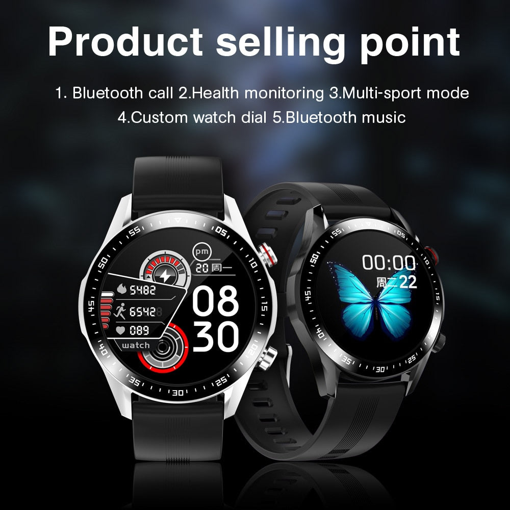 Smart Watch Bluetooth Call Full Touch Screen Waterproof Android IOS - Pleasures and Sins   Pleasures and Sins