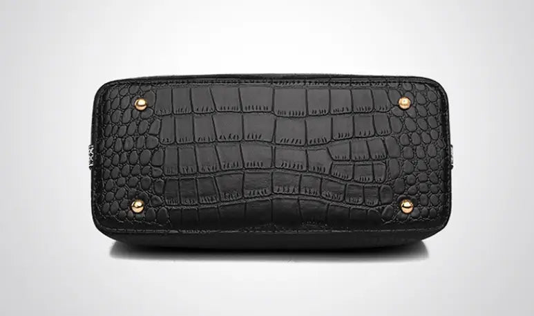 Women’s large capacity crocodile pattern handbag