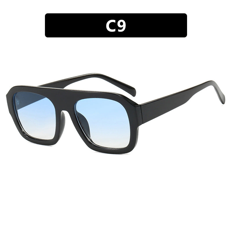 Ladies large frame square sunglasses, Instagram trend