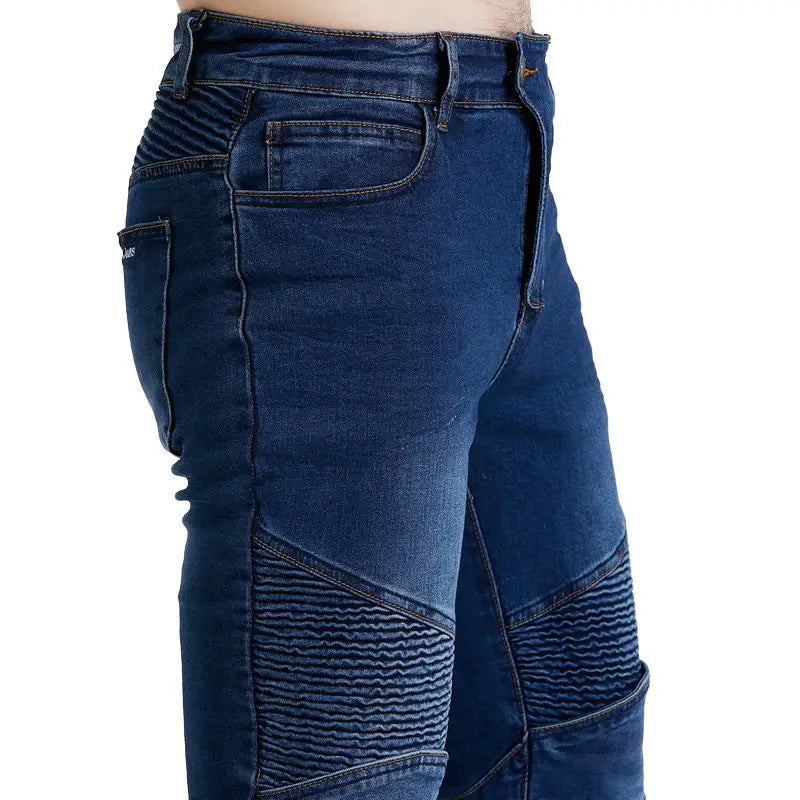 Jeans incassables pour motocyclistes pour les aventures hors route