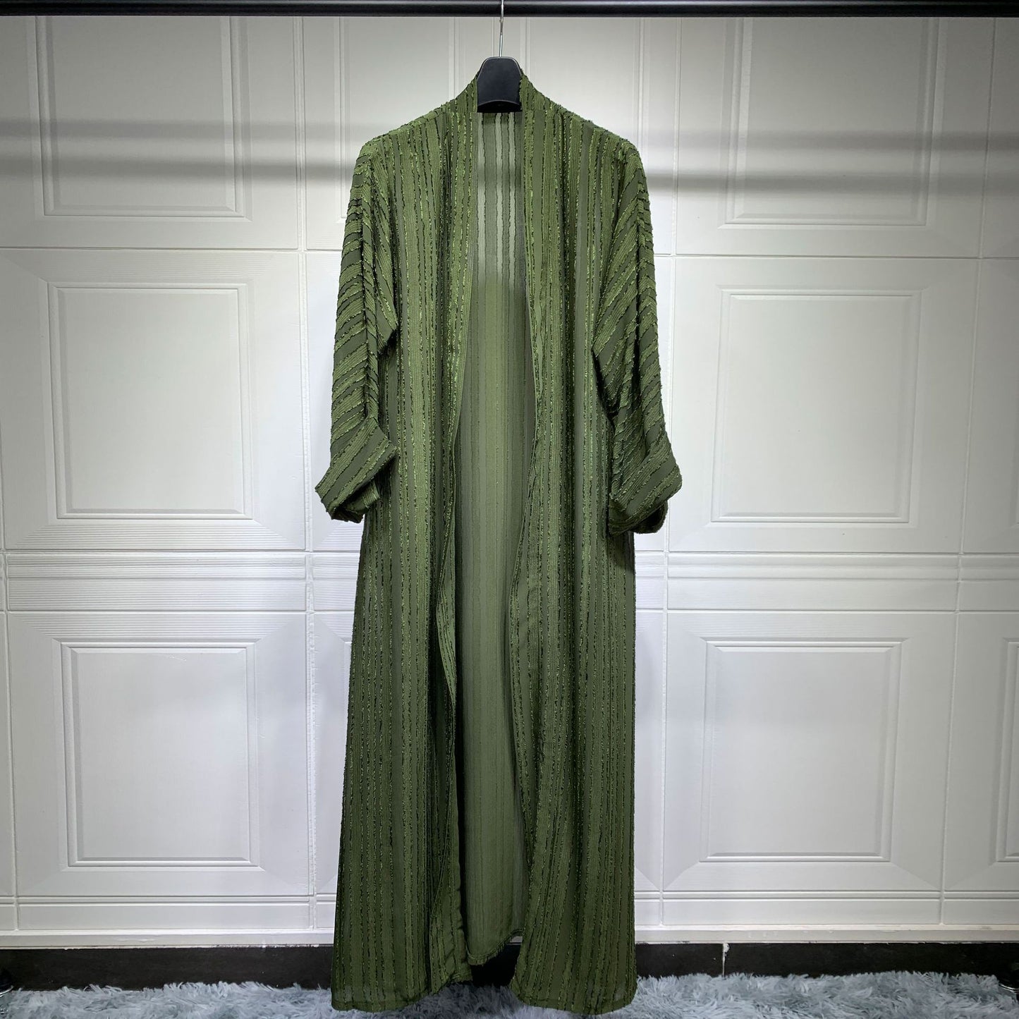 Ramadan Eid Djellaba Abaya Long Sleeve Muslim Dress With Belt - Pleasures and Sins   Pleasures and Sins