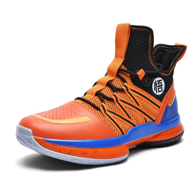 Mens high top basketball shoes with fly woven mesh surface - Pleasures and Sins   Pleasures and Sins