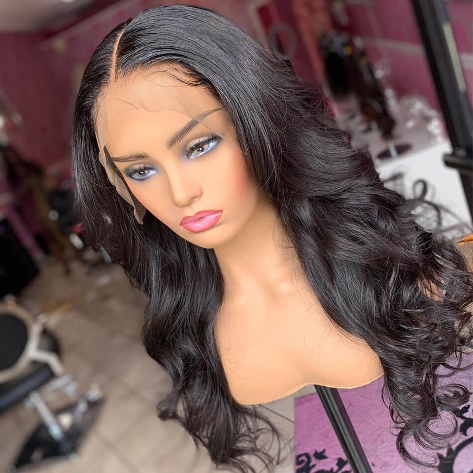 Lace Front Body Wave Synthetic Wig For Black Women - Pleasures and Sins   Pleasures and Sins