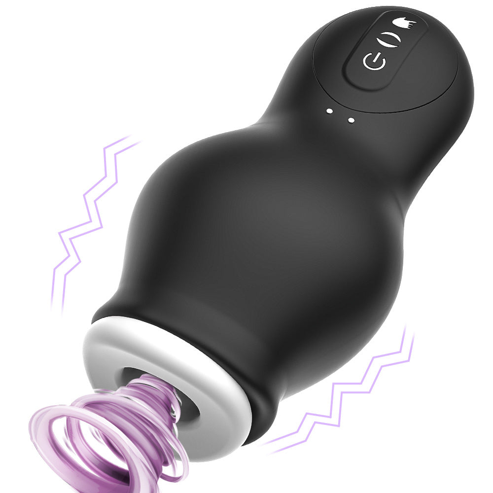 Male Automatic Suction Cup Vibrating Sucking Massager Penis Exerciser - Pleasures and Sins   Pleasures and Sins