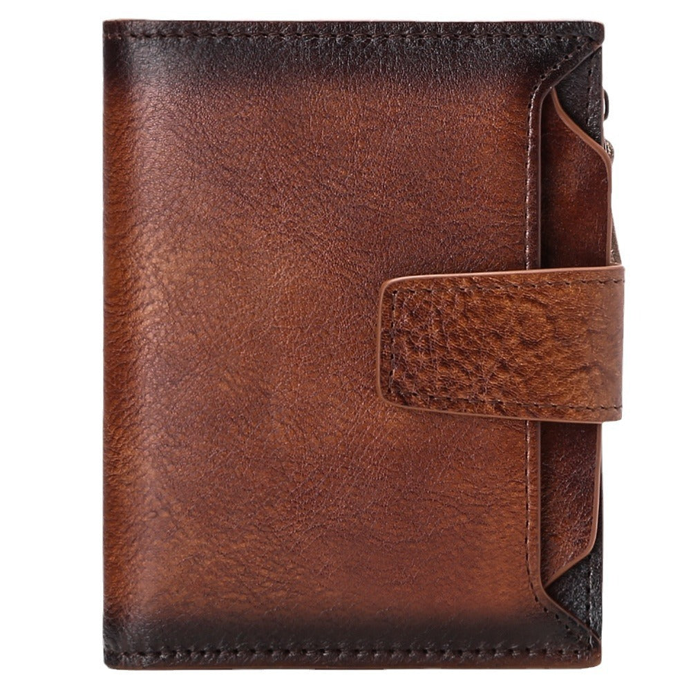 Men's genuine leather wallet casual wallet driver's license wallet - Pleasures and Sins   Pleasures and Sins