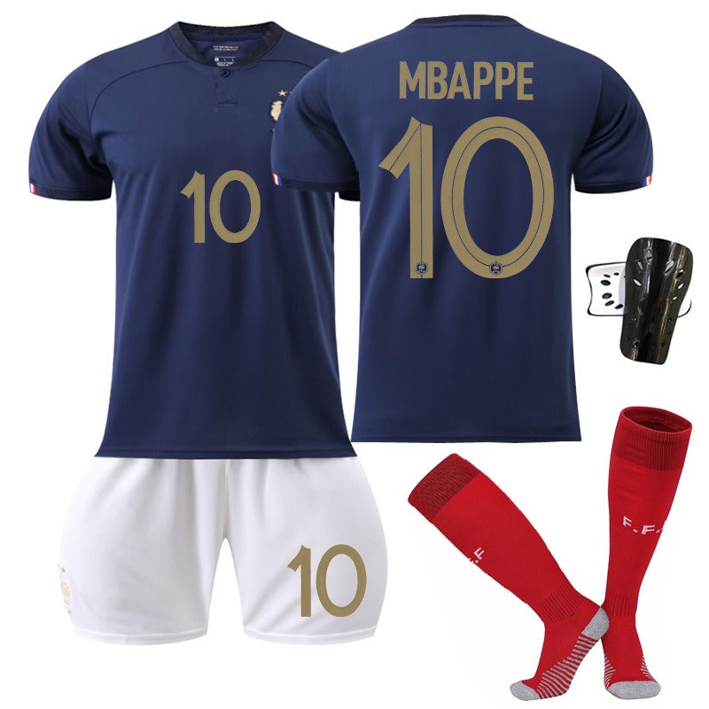 France Home Football Kit No.10 Mbappe 19 Benzema 11 Dembele 9 Giroud - Pleasures and Sins   Pleasures and Sins