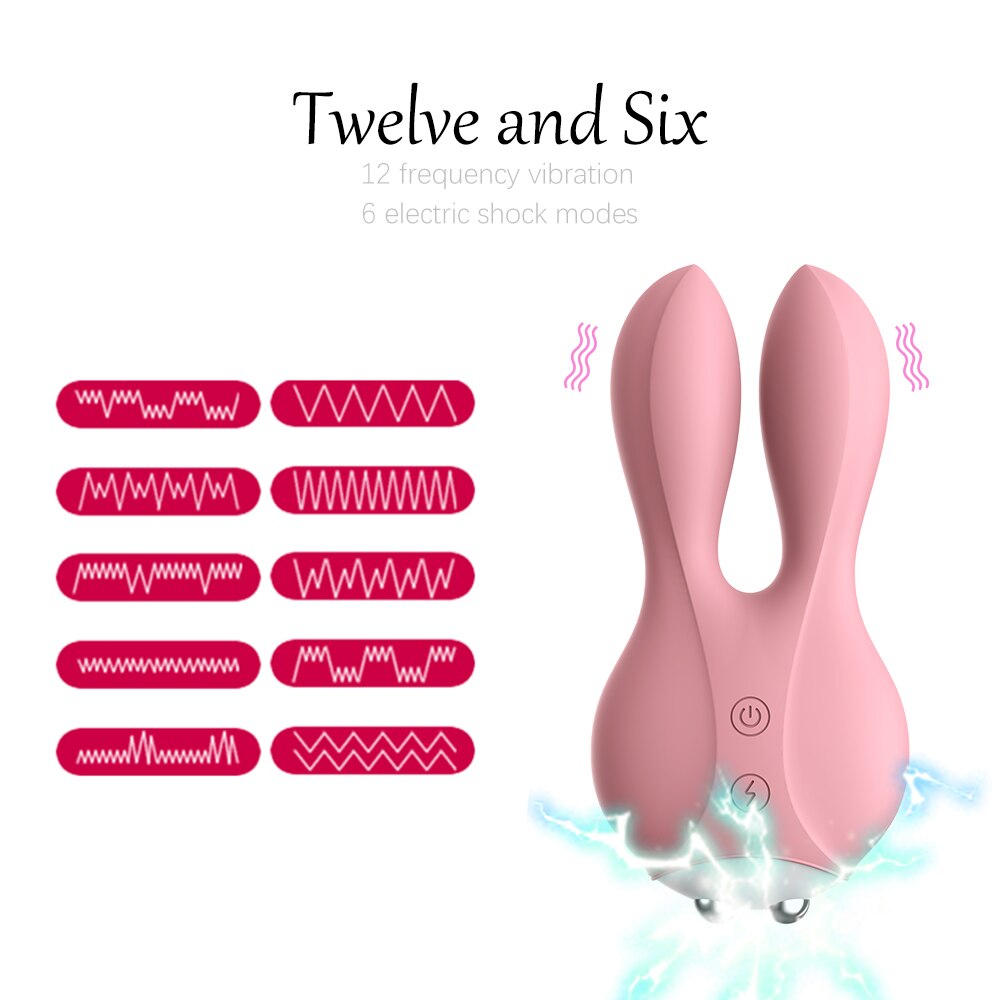 12 Frequency Motor Rabbit Vibrator, G-spot Massager Female Masturbator