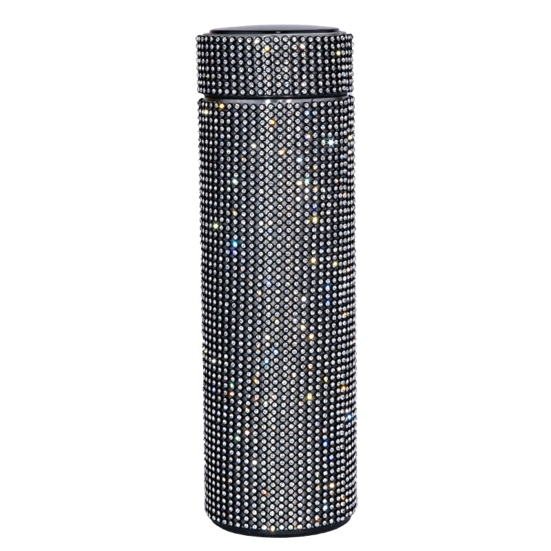 500ml RhinestoneThermos Bottle Stainless Steel Flask for Girls - Pleasures and Sins   Pleasures and Sins