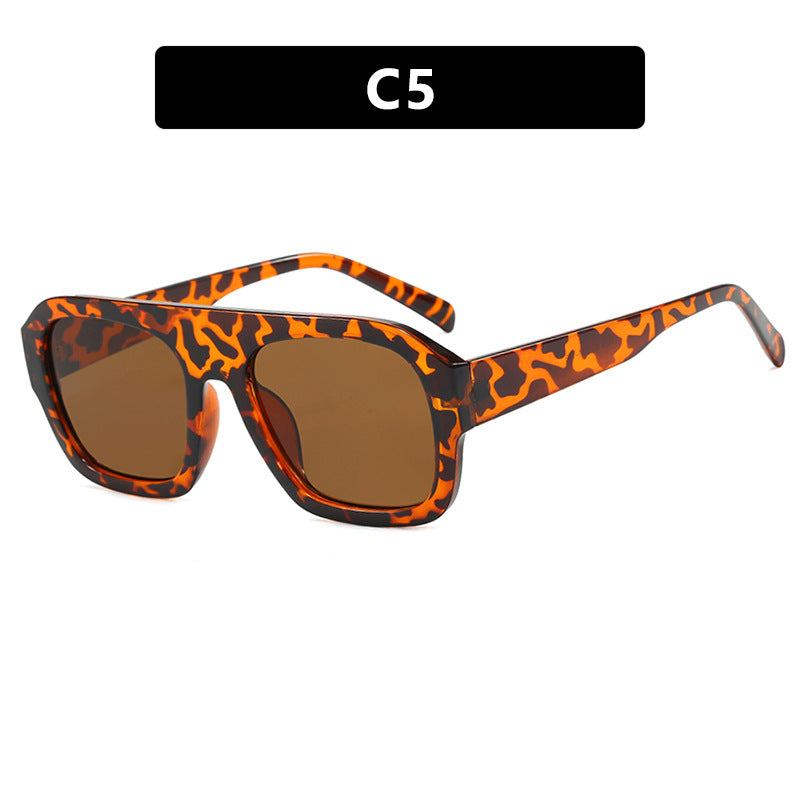 Ladies large frame square sunglasses, Instagram trend