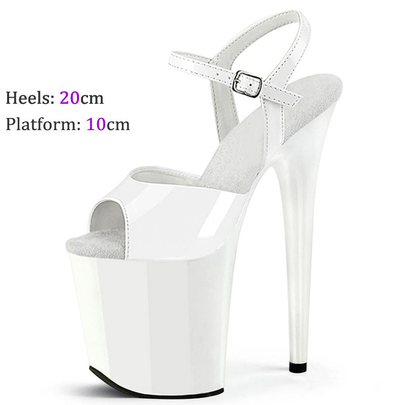 Womens Summer Sandals Modern Stiletto Platform Pole Dance Shoes - Pleasures and Sins   Pleasures and Sins