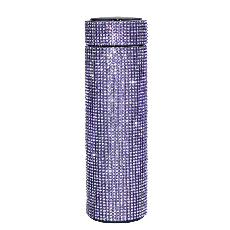 500ml RhinestoneThermos Bottle Stainless Steel Flask for Girls - Pleasures and Sins   Pleasures and Sins