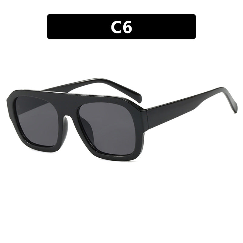 Ladies large frame square sunglasses, Instagram trend