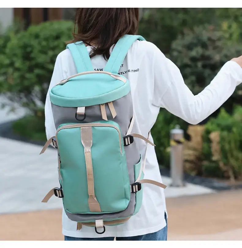 Womens Gym Bag Backpack Fitness Bag for Shoes Outdoor