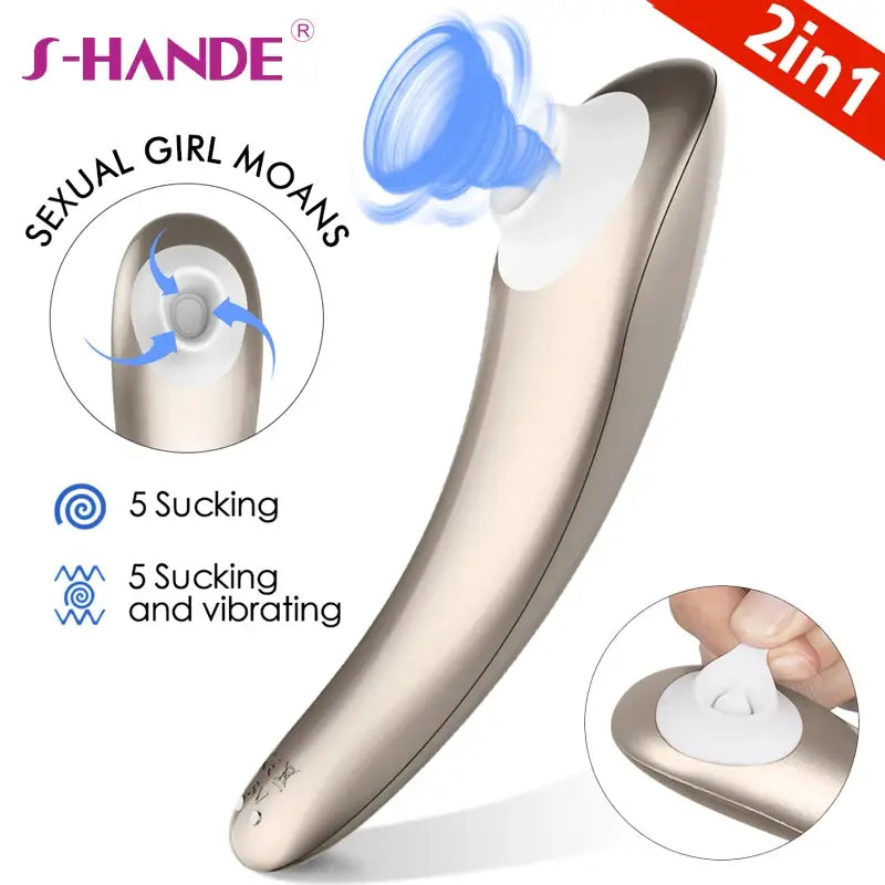 Curved Nipple and Clitoris Stimulator for Fun Sucking Vibes and Pleasure