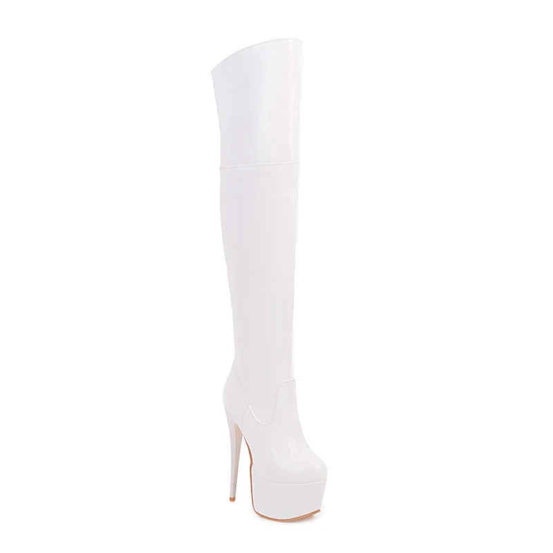 Sexy Thigh High Fetish Boots For Women With Platform - Pleasures and Sins   Pleasures and Sins