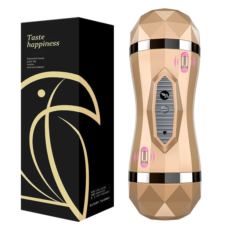 Male Masturbator Vibrator Real Silicone Vagina for Men - Pleasures and Sins   Pleasures and Sins