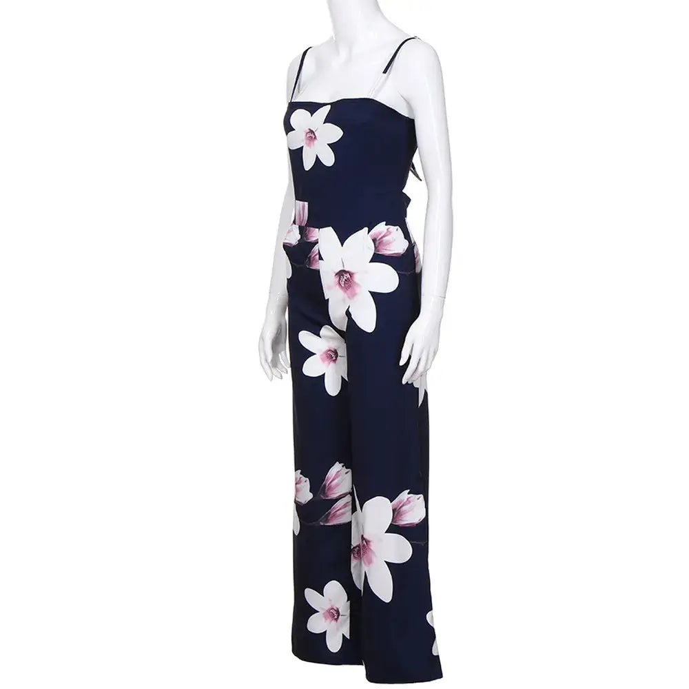 Damen Sommer Mode Floral Playsuit Jumpsuit Hose