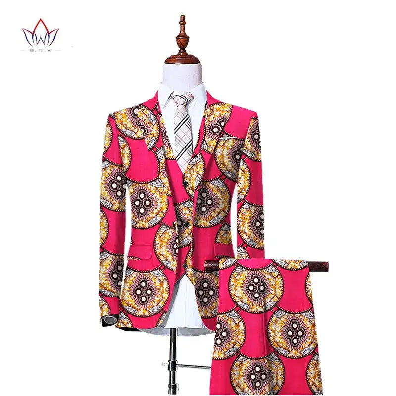 Mens 3 Piece Slim Fit Cowboy Suit. Jacket Waistcoat