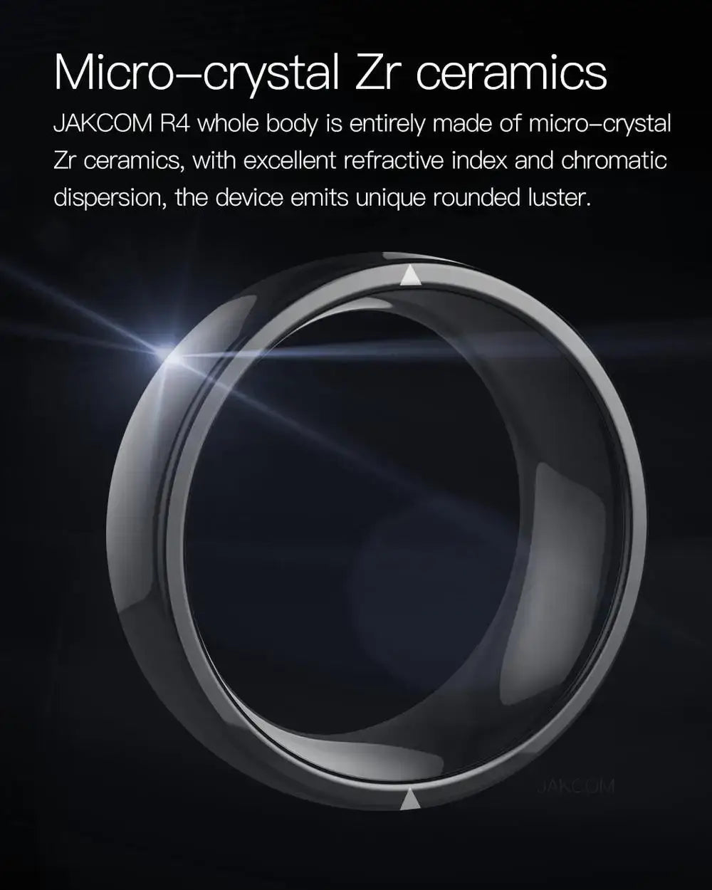 Black Nfc Smart Ring Technology Mobile Card