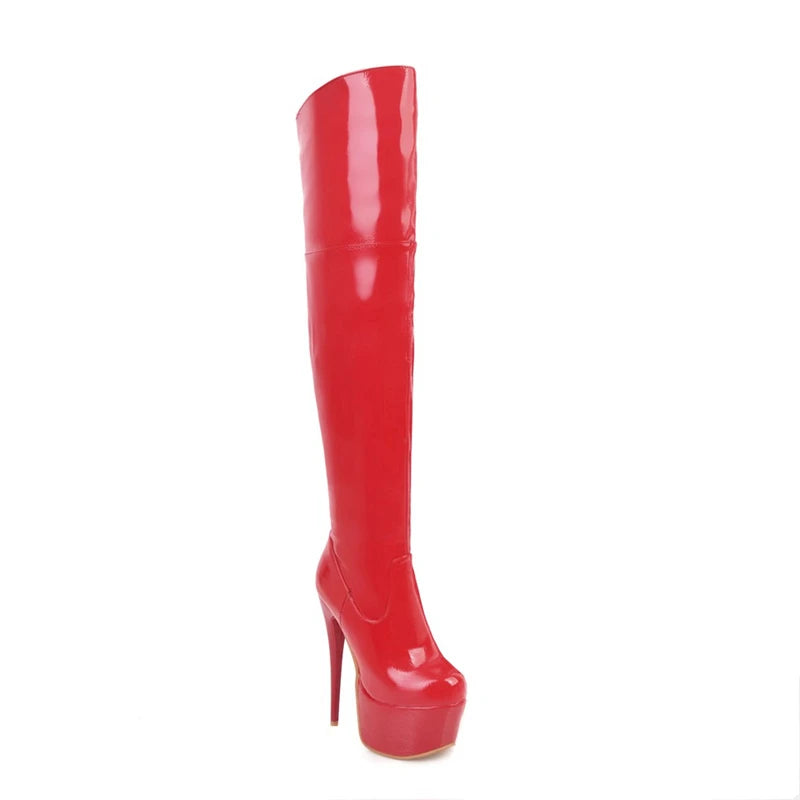 Sexy Thigh High Fetish Boots For Women With Platform - Pleasures and Sins   Pleasures and Sins