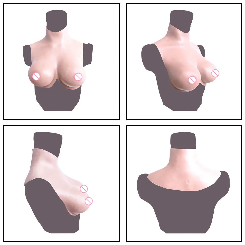 Artificial Silicone Breast Plate Realistic Trans/Crossdress