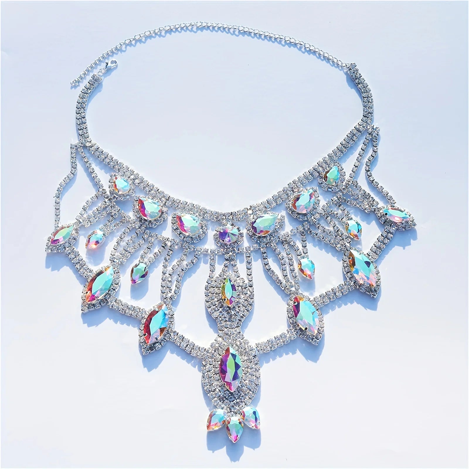 Exaggerated Crystal Large Women's Luxury Rhinestone Jewelry - Pleasures and Sins   Pleasures and Sins