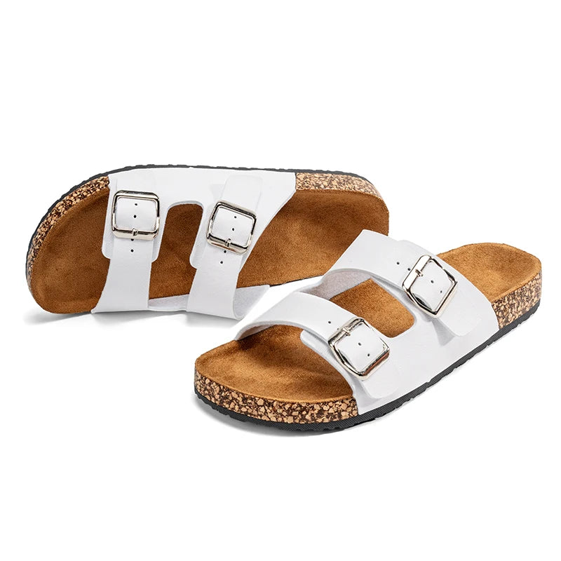 Classic Comfortable Summer Cork Shoes For Men Outdoor Sandals