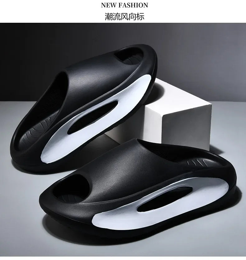 Men's New Design Summer Sliders Thick Sole Leisure Sliders