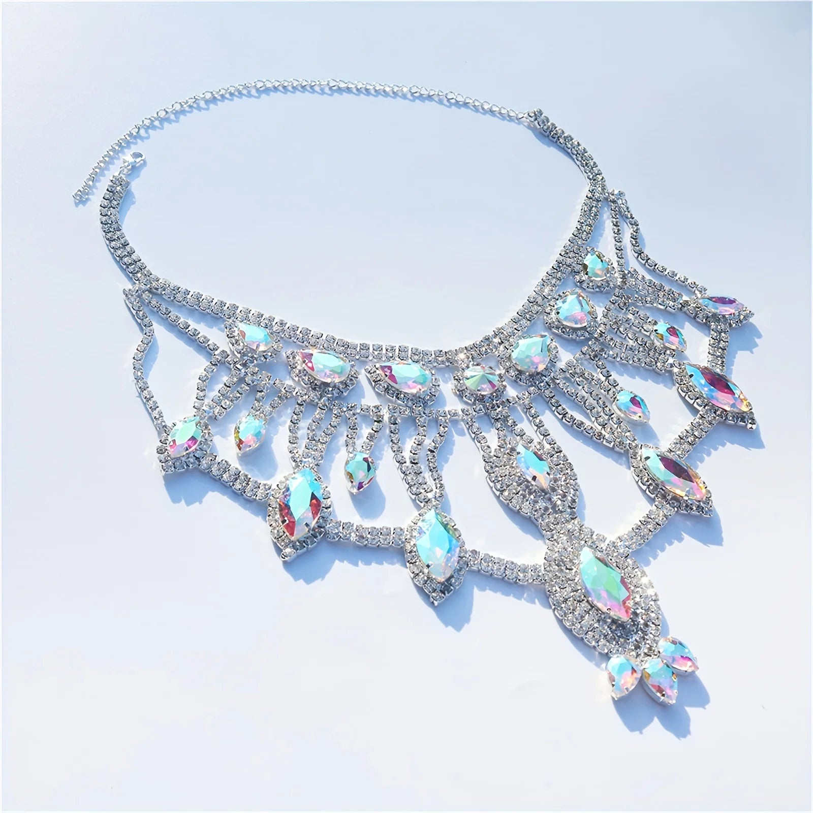 Exaggerated Crystal Large Women's Luxury Rhinestone Jewelry - Pleasures and Sins   Pleasures and Sins