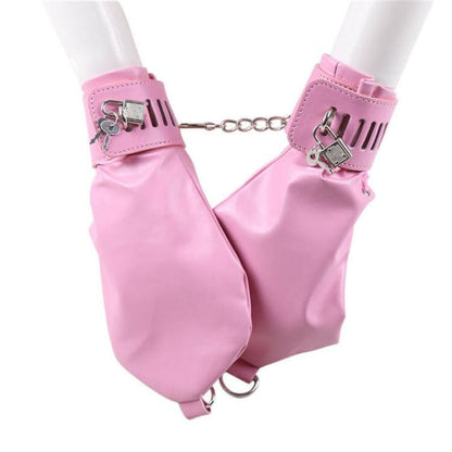 Adult Multi-Function Paw Handcuffs Binding Gloves