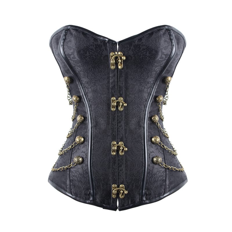 Corset gothique Steampunk de cour vintage