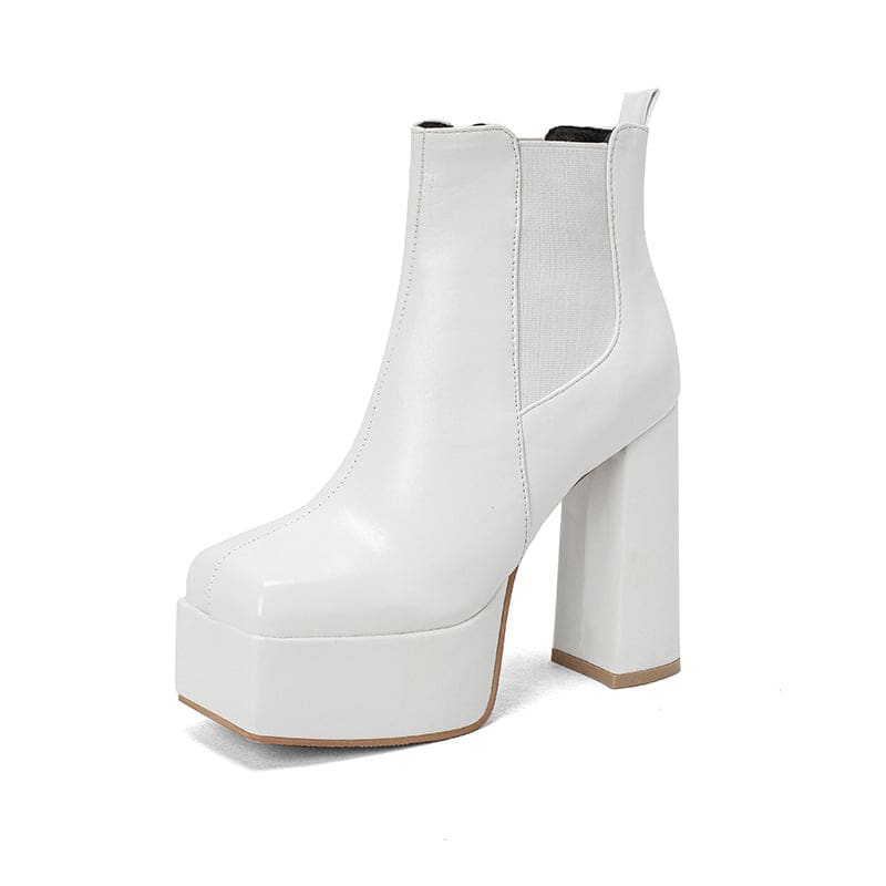 Autumn And Winter New Thick Platform Heel Gender Fluid Boots - Pleasures and Sins