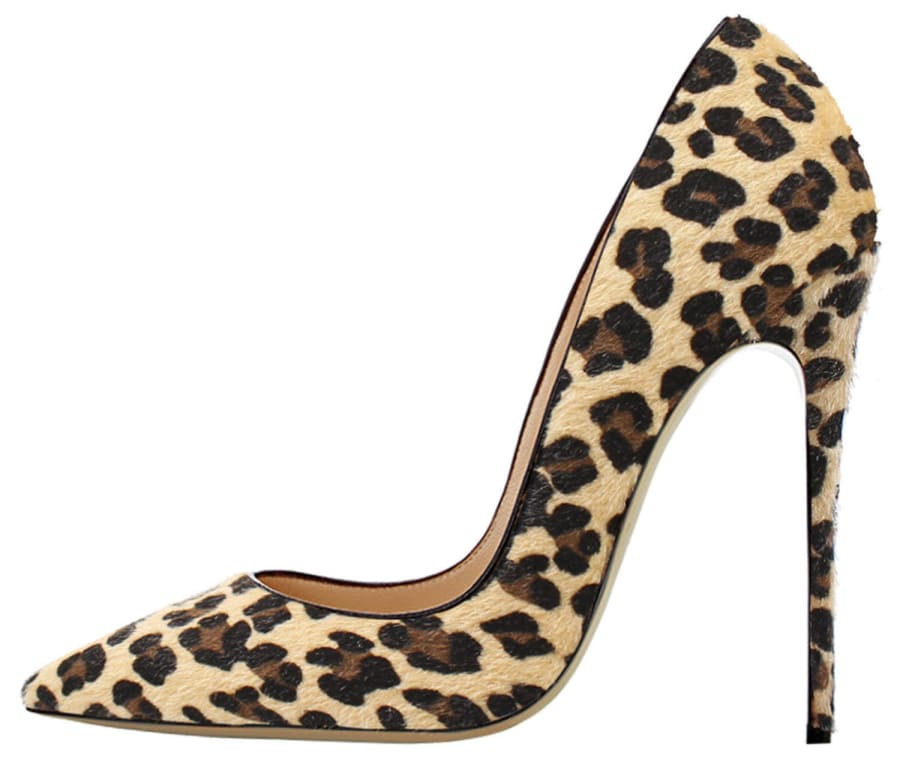 Animal Print Pointed Toe High Heel Shoes for Style Leopard