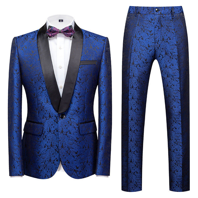 Men's Stunning Evening Jacquard Two-piece Set 3D In 7 Amazing Colours