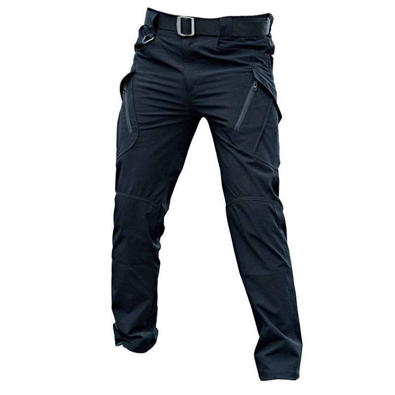 Mens Stretch Outdoor Work Trousers Breathable Quick-drying Pants