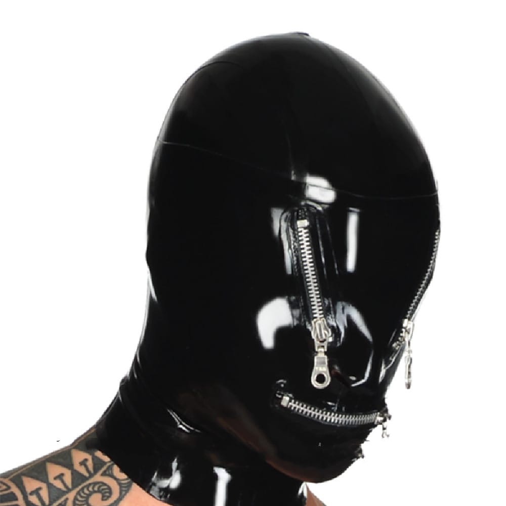 Tight Smooth Latex Mask Head Cover