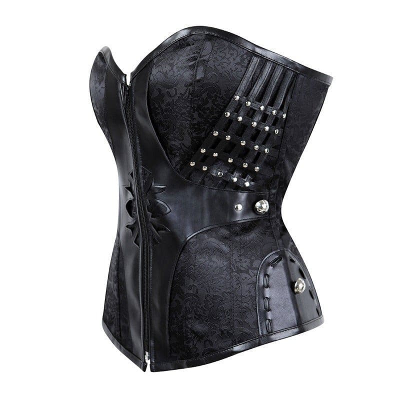 Gothic Womens Corset, Slim Cut Waist Steampunk Corset - Pleasures and Sins   Pleasures and Sins