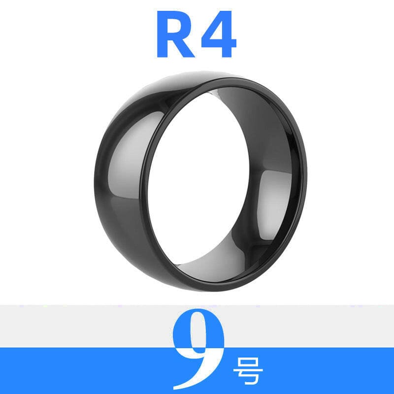 NFC Smart Ring Technology in Stylish Black Design Black / 9#