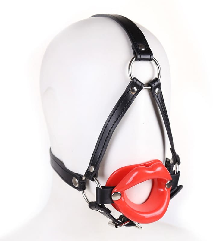 Bondage Mouth Opener Leather Toy - Pleasures and Sins   Pleasures and Sins